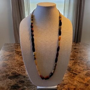 Elegant Multicolor Beaded Stone Necklace